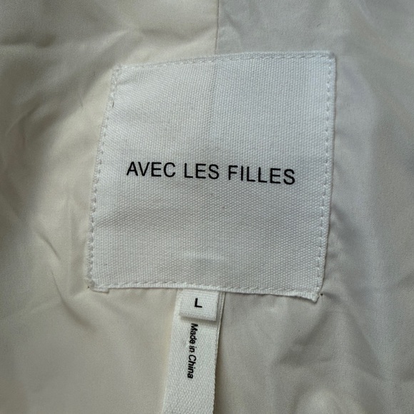 Avec Les Filles White Luxe Faux Mink Fur Coat Jacket Sz L Women’s NWT - Picture 13 of 17